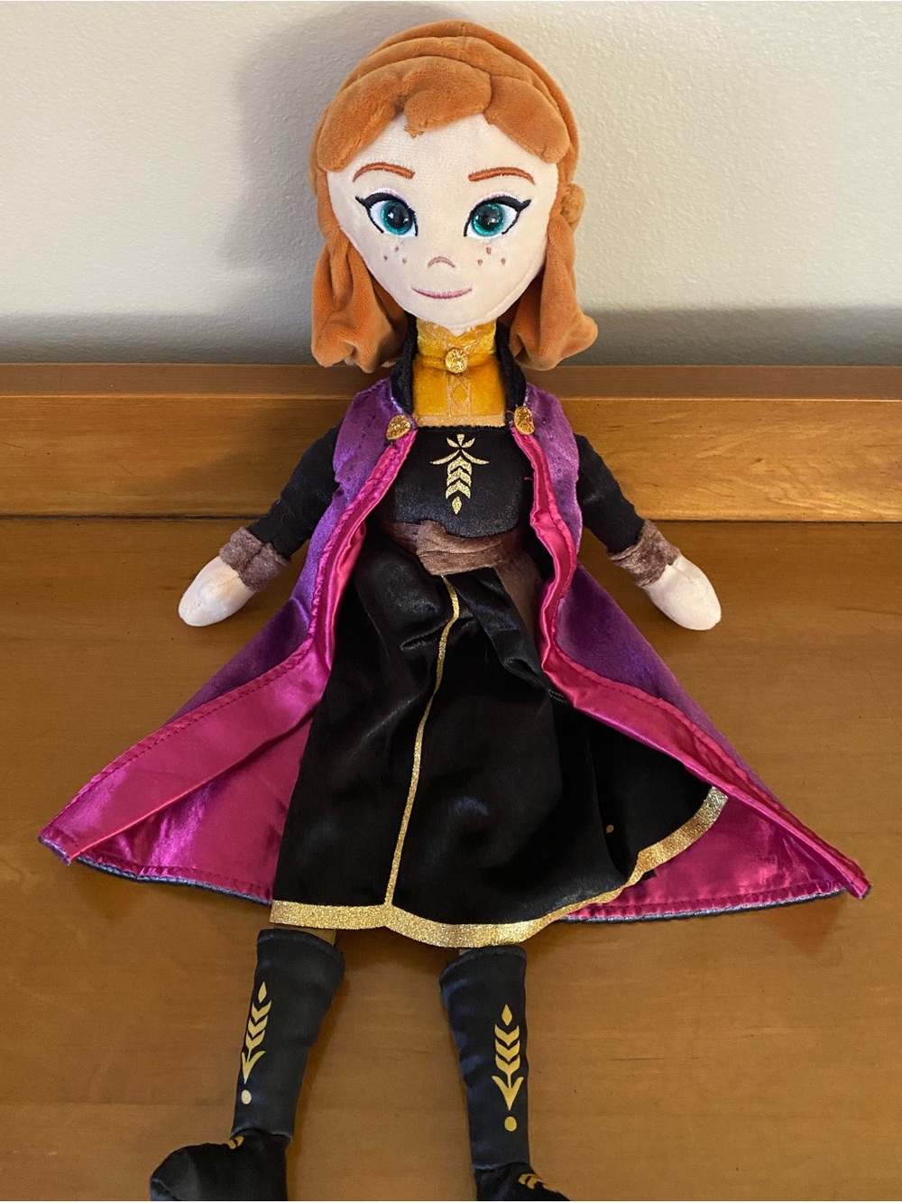 Ty Sparkle Disney Frozen 2 Anna-Stuffed Plush Doll 15”